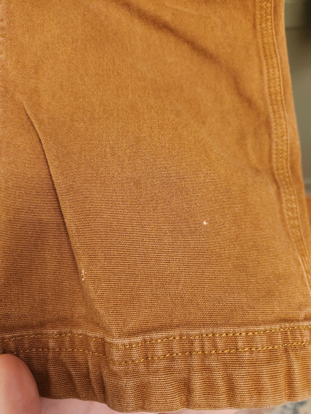 Duluth Trading Cargo Work Pants - Burnt Orange 12×31 - Picture 5 of 6